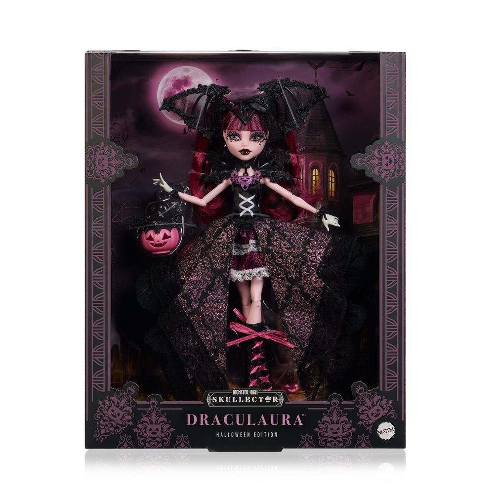 Mattel 2026 Monster High Draculaura Skullector Halloween Edition Doll Sealed Box